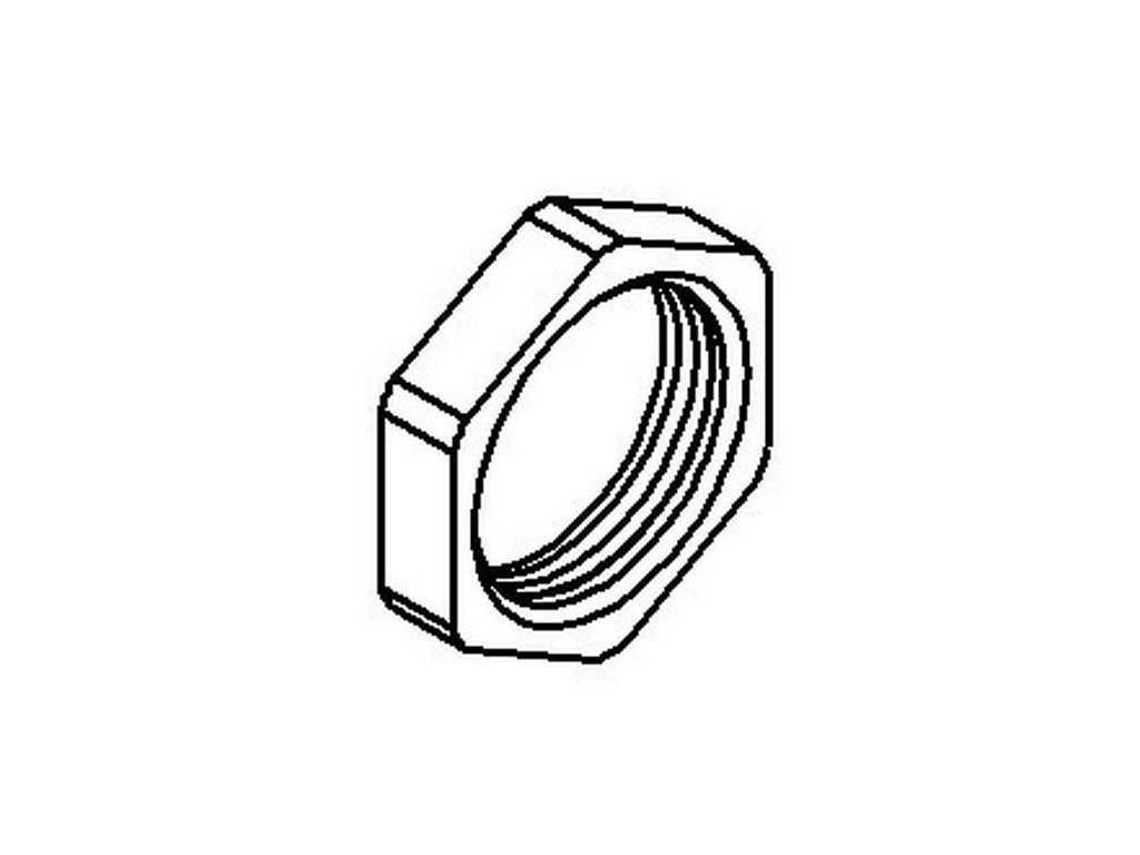 Nut polyamide black PG16