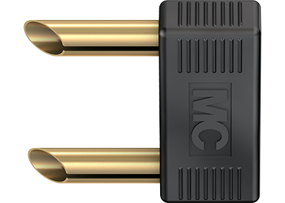 4 mm connecting plug KS4-19 black 30V AC/60V DC, 24A