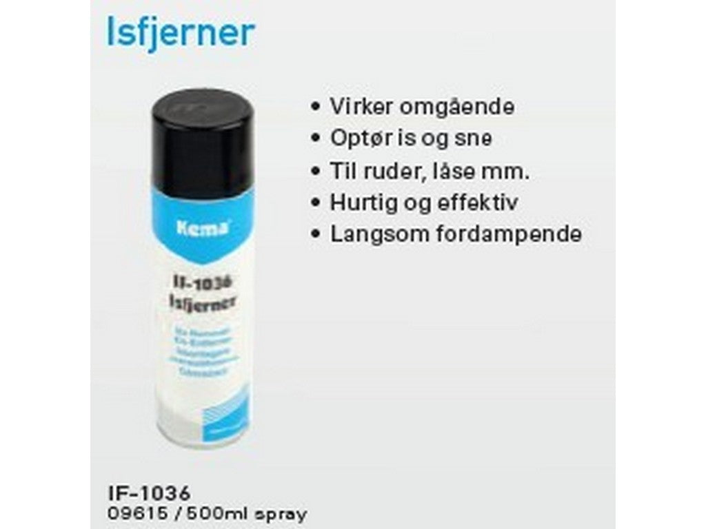 Isfjerner 500ml; aerosoldåse