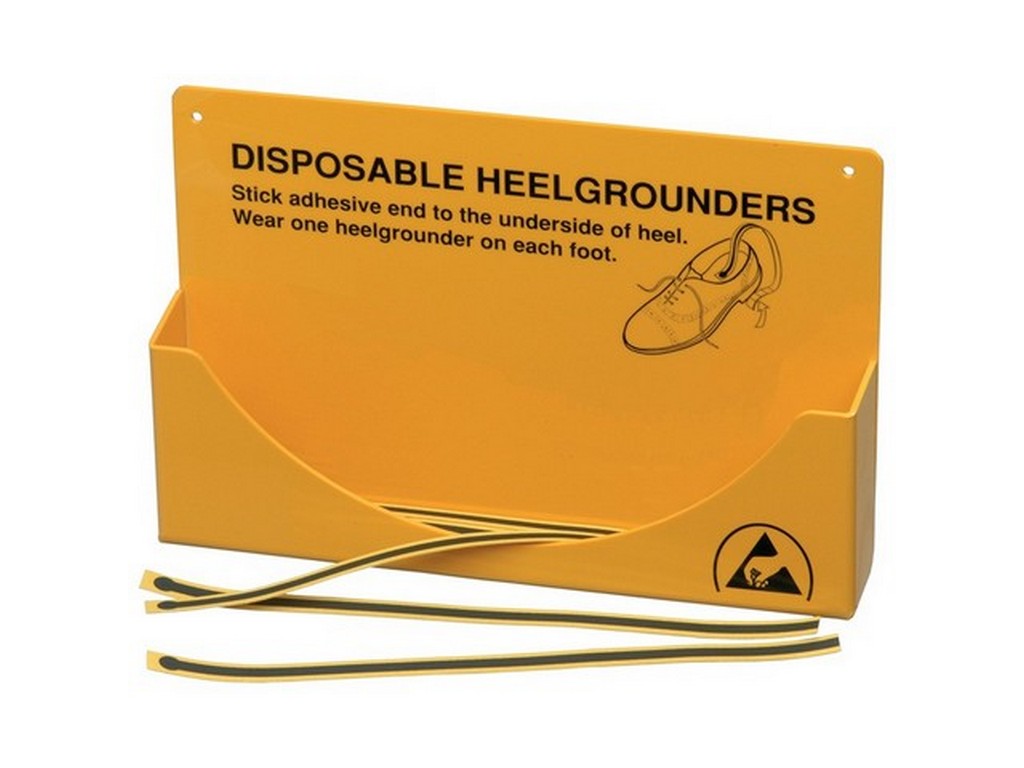 Dispenser til engangshæl/ jordforbindelse