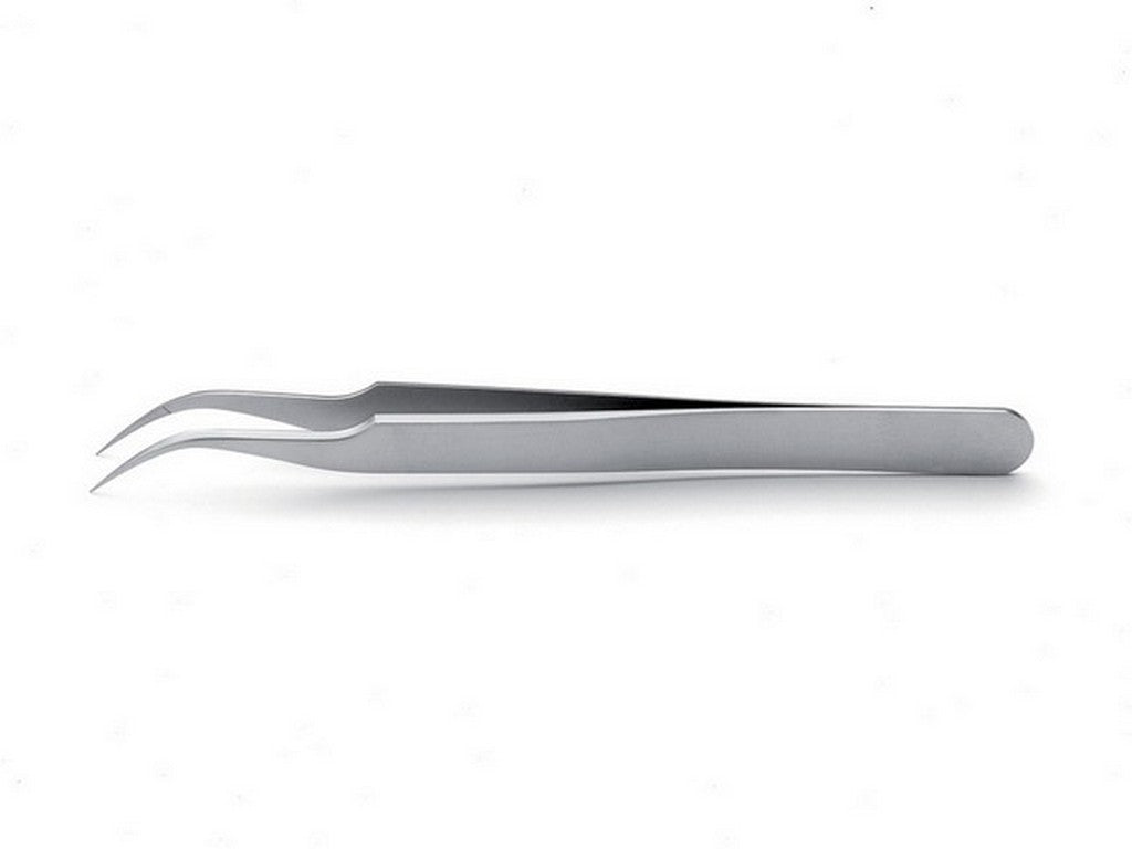 Pincet fin bøjet spids 110mm