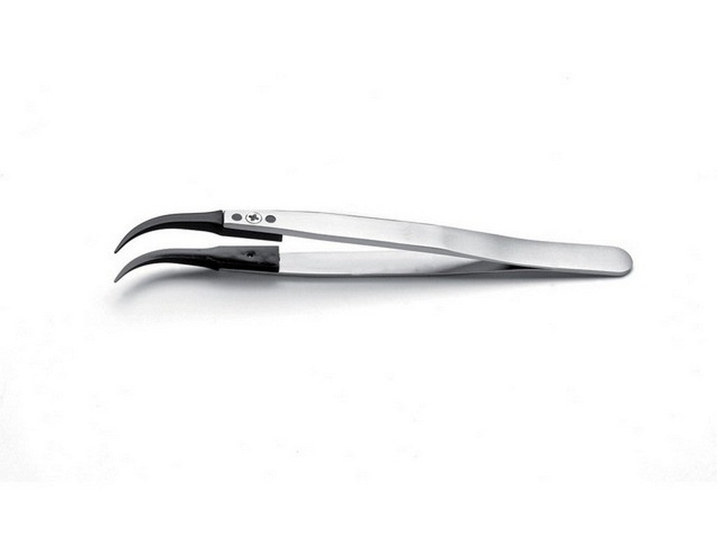 Pincet fin bøjet spids 130mm