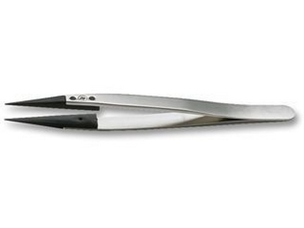 Pincet ESD m/udsk. spidser 130mm