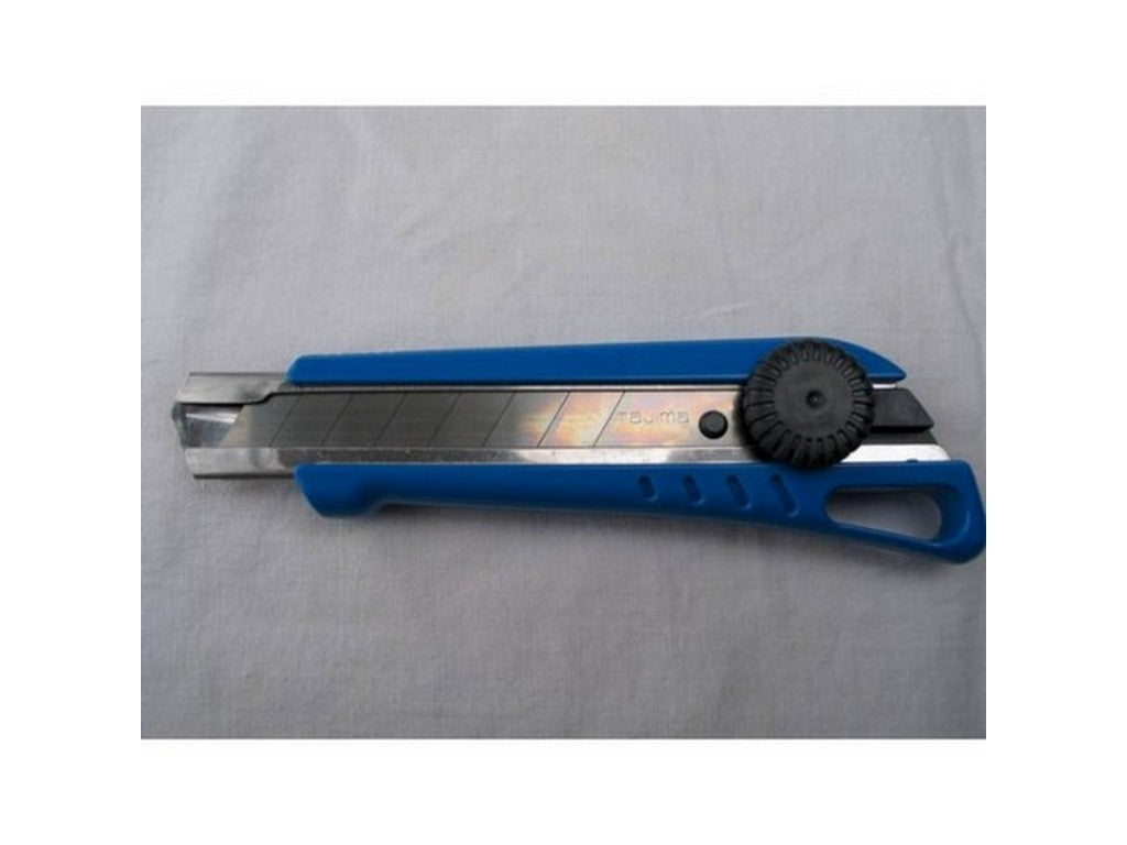 Bræk-af kniv m. skruelås. 18 mm knivblad.