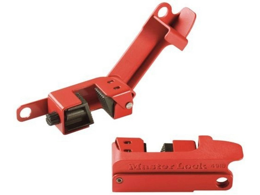 MasterLock LOCK-OUT f/afbryder, relæ, m.m i stål - 32x86x26mm