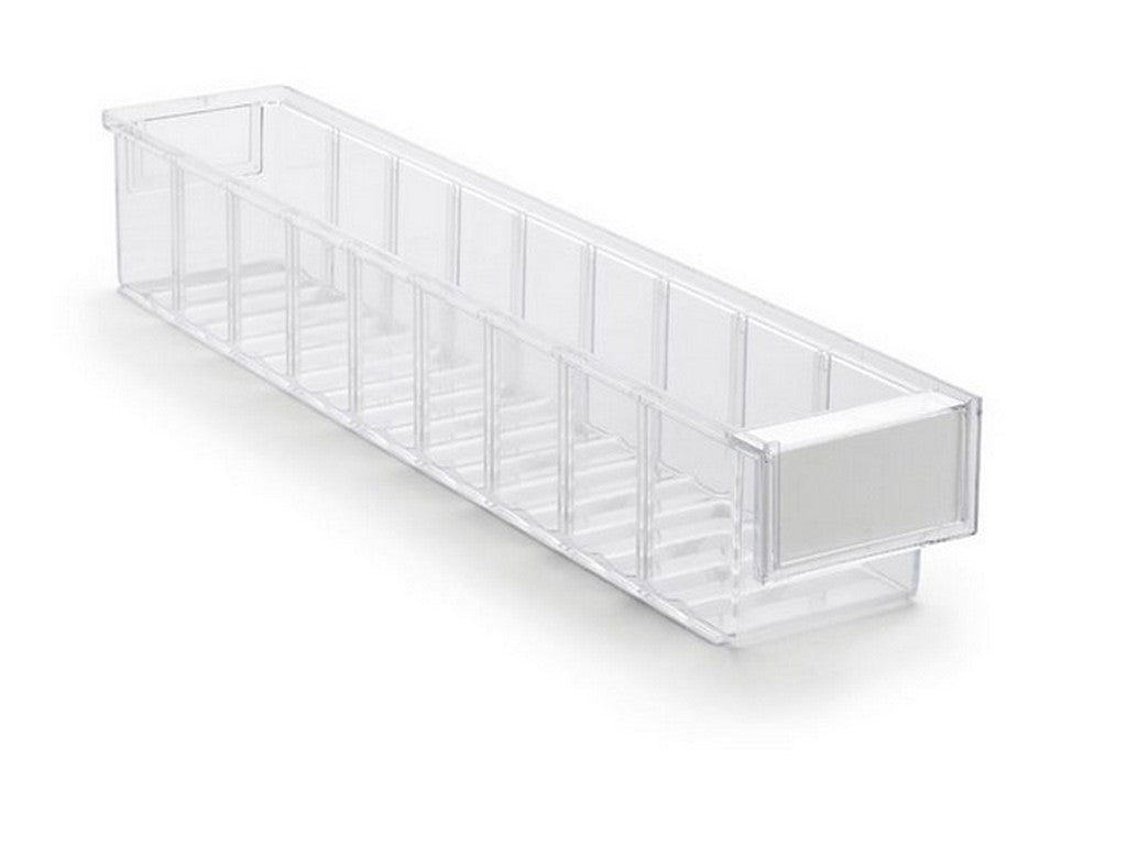 Storage box clear 92x500x82mm
