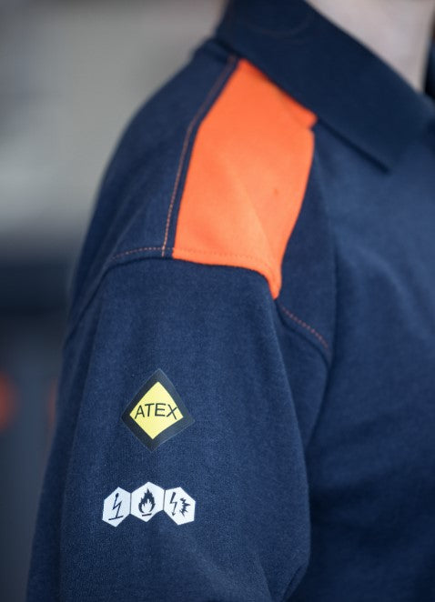 Arc Flash poloshirt, APC 1, ATPV 10 cal/cm² size M