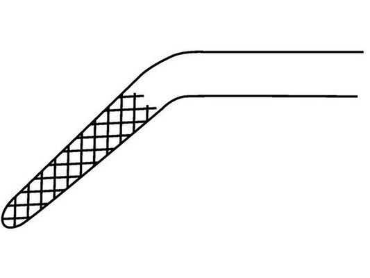 Tweezers 150mm grooved