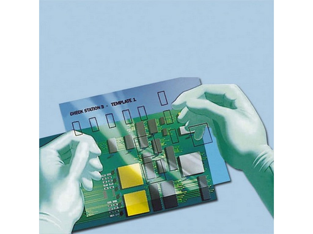 Antistatic transparent foil 1220 mm x XX mx 0.1 mm