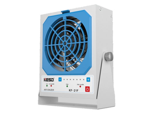 Bench top ionizing air blower