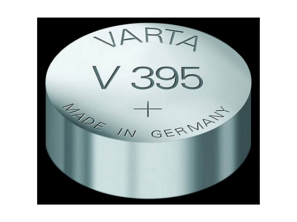 Varta batteri V395 sølvoxid 1,55V: 42mAh: Ø9,5x2,7mm SR57