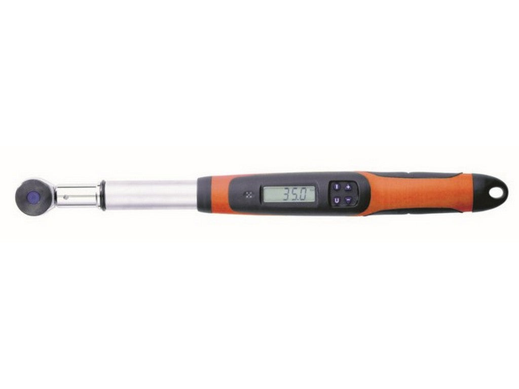 Torque wrench electronic 200Nm, cut-out head