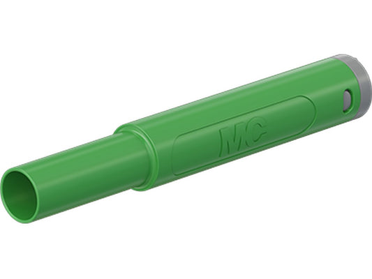 Han-stik Ø4mm SAM-4N-46 GRØN CATII 1000V/CATIII 600V 32A max.2,5mm² Ø4,6mm M/SKRUE