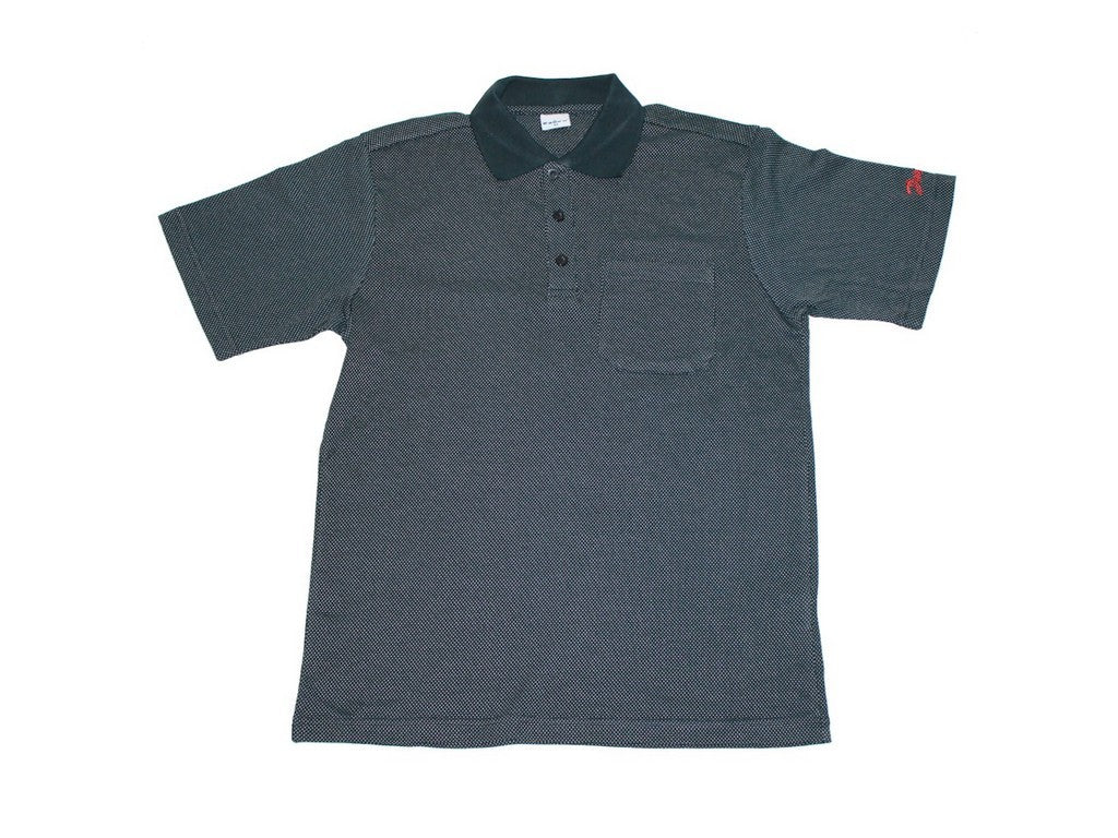 Polo T-shirt ESD Dark gray L with Danfoss logo