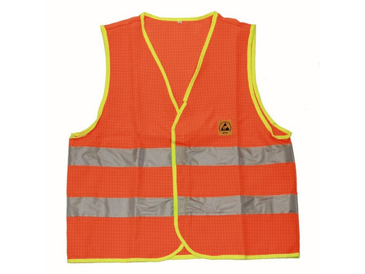 Vest Hi-Vis orange ESD str. XL