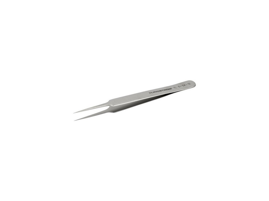 Lindström pincet antimagnetisk i rustfrit stål højpræcision med tilspidsede og lette ekstra fine spi