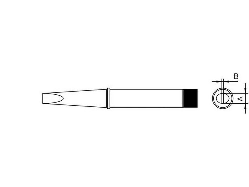 Loddespids 10,0mm 370°C CT2F7