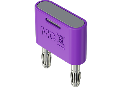 Kortslutningsbøjle KS-4N-19 AC30V/DC60V 32A VIOLET