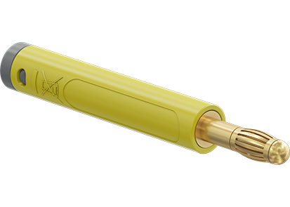 Stik AL-4A-39 gul forgyldt 30V AC/60V DC 32A