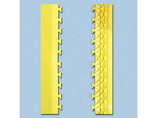 Skråkant til ESD klikgulv + 608 x 100 mm; gul; PVC
