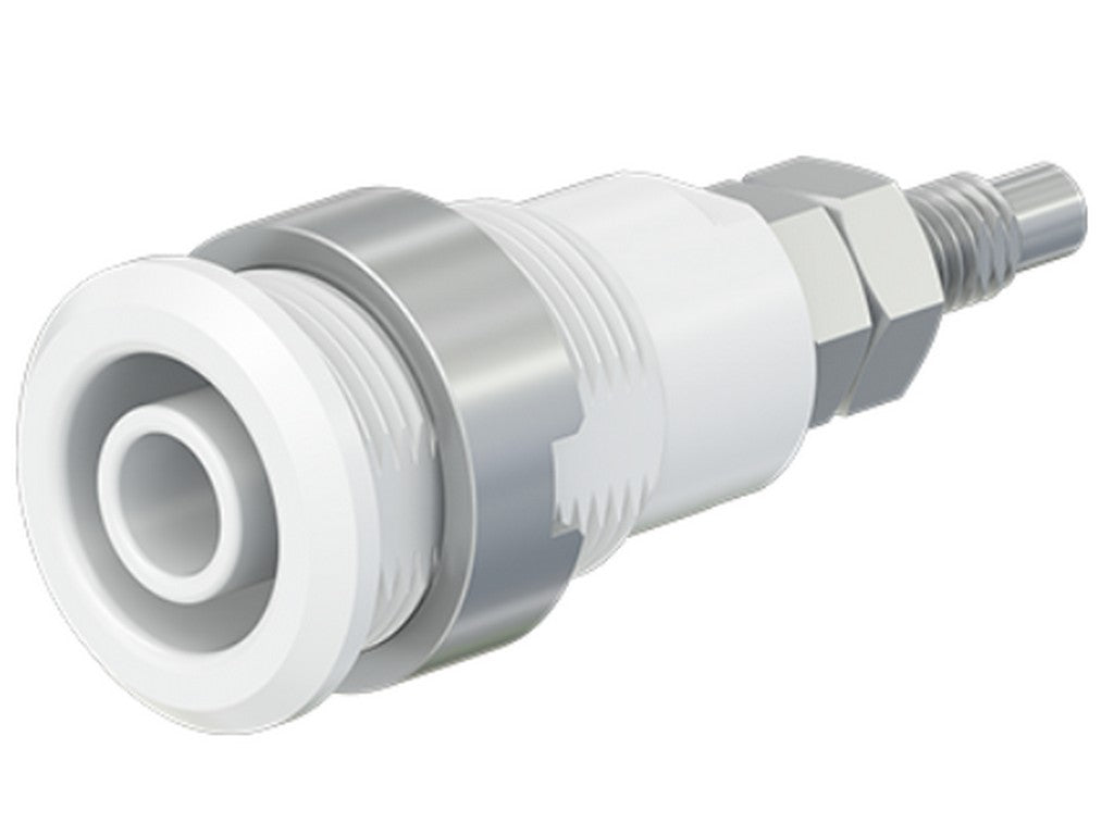 Socket nickel-plated SLB4-G/NX white
