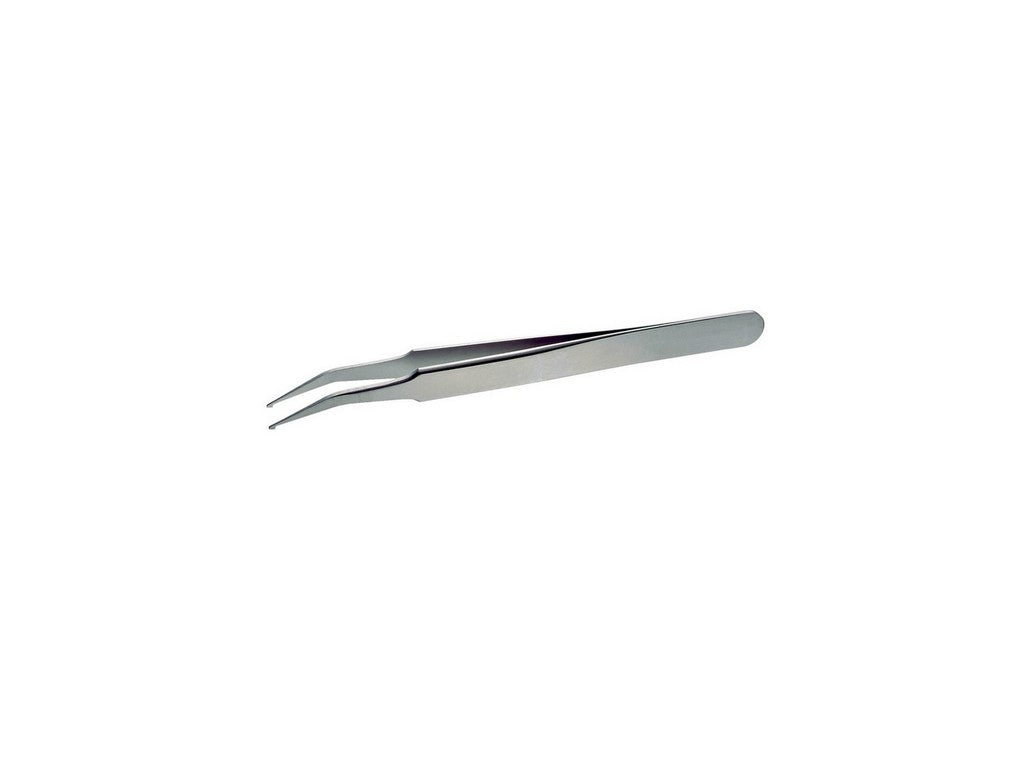 Lindström SMD tweezers antimagnetic stainless steel high precision with gripping angle of 30° 120MM