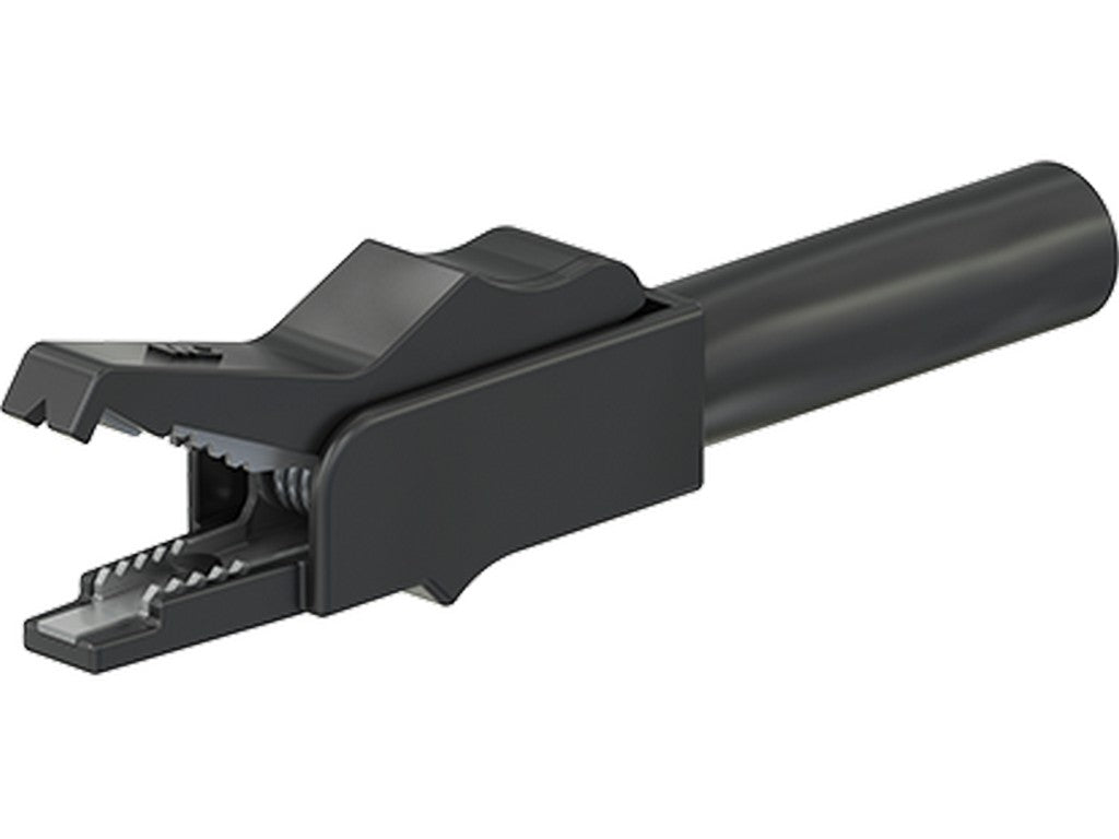 Krokodillenæb SAGK4-K sort 300V - CAT II - 15A