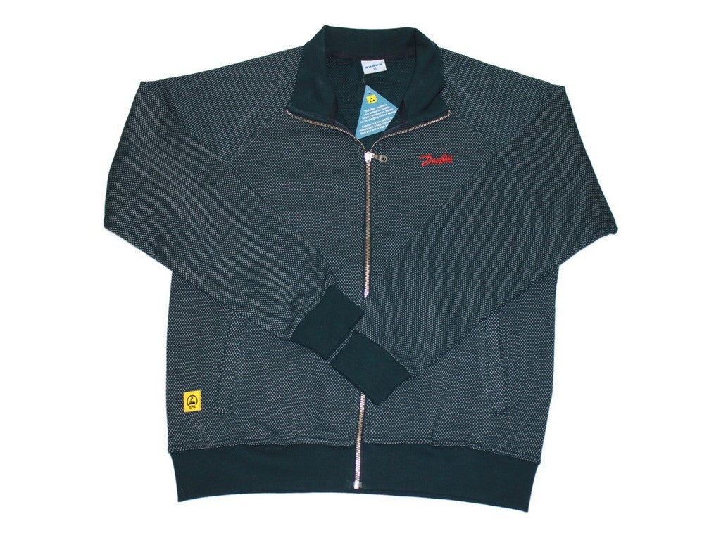 Cardigan ESD mørkegrå 4XL med Danfoss logo