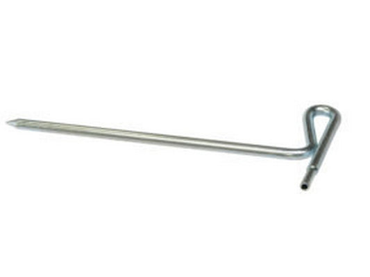 Ground spike w/4mm bushing Ø8mm 24cm long