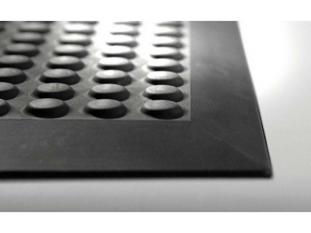 Standmåtte ESD m. flade bobler 90x150 cm skrå kanter