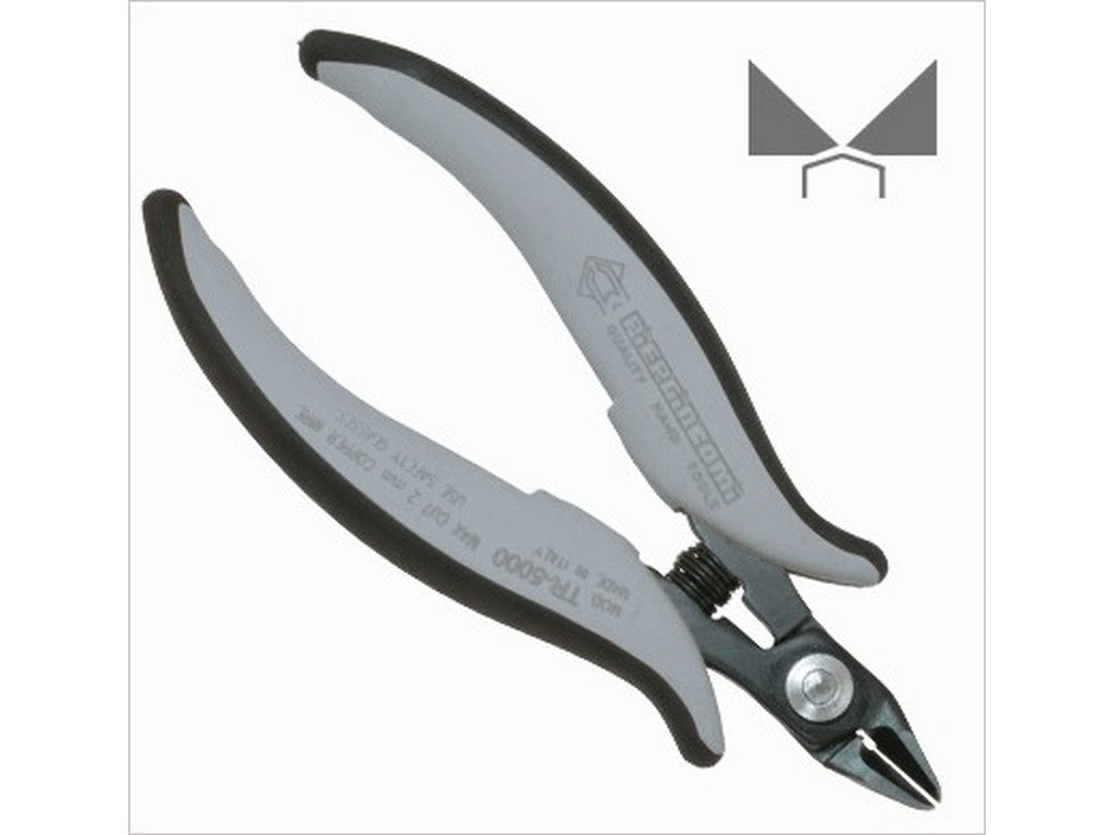 Diagonal cutter with chamfer dissipative