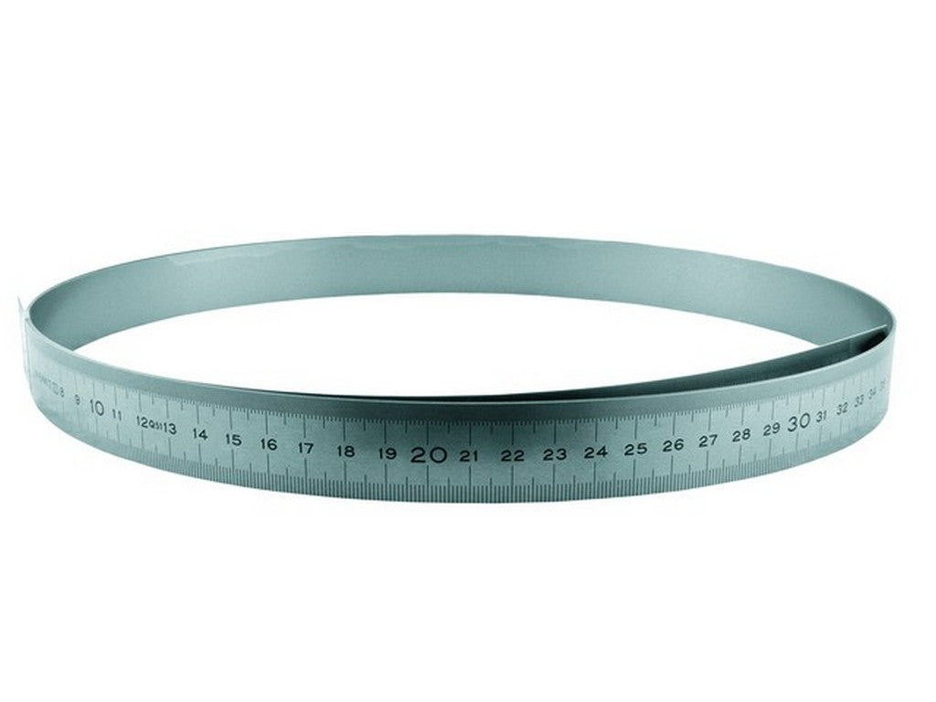 Steel ruler 300x13x0.5 mm FLEX type, VH graduation
