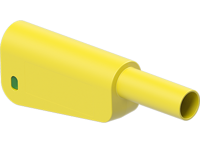 Bananstik Ø4mm SLM-4A-46 gul/grøn 1000V CATII 32A/600V CATIII 32A
