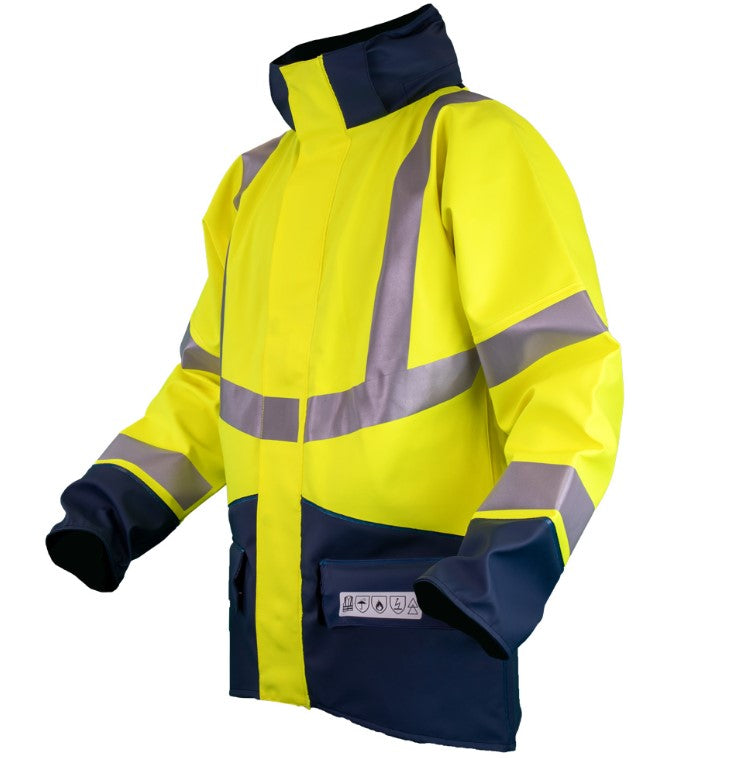 Arc Flash high-visibility rain coat, APC 1