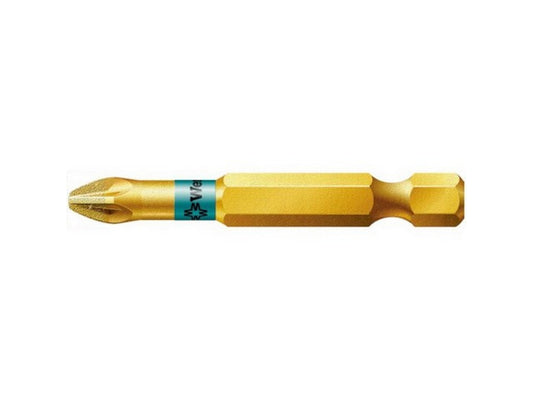 Bit serie 4 pozidriv BiTorsion 1/4": PZ2x50mm: diamantbelagt