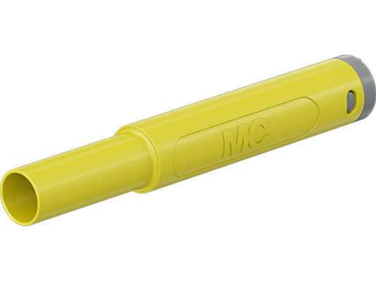 Han-stik Ø4mm SAM-4N-46 GUL CATII 1000V/CATIII 600V 32A max.2,5mm² Ø4,6mm M/SKRUE
