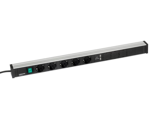 Energy rail Model 683/1 5 sockets + switch + 2xUSB + 3xCM