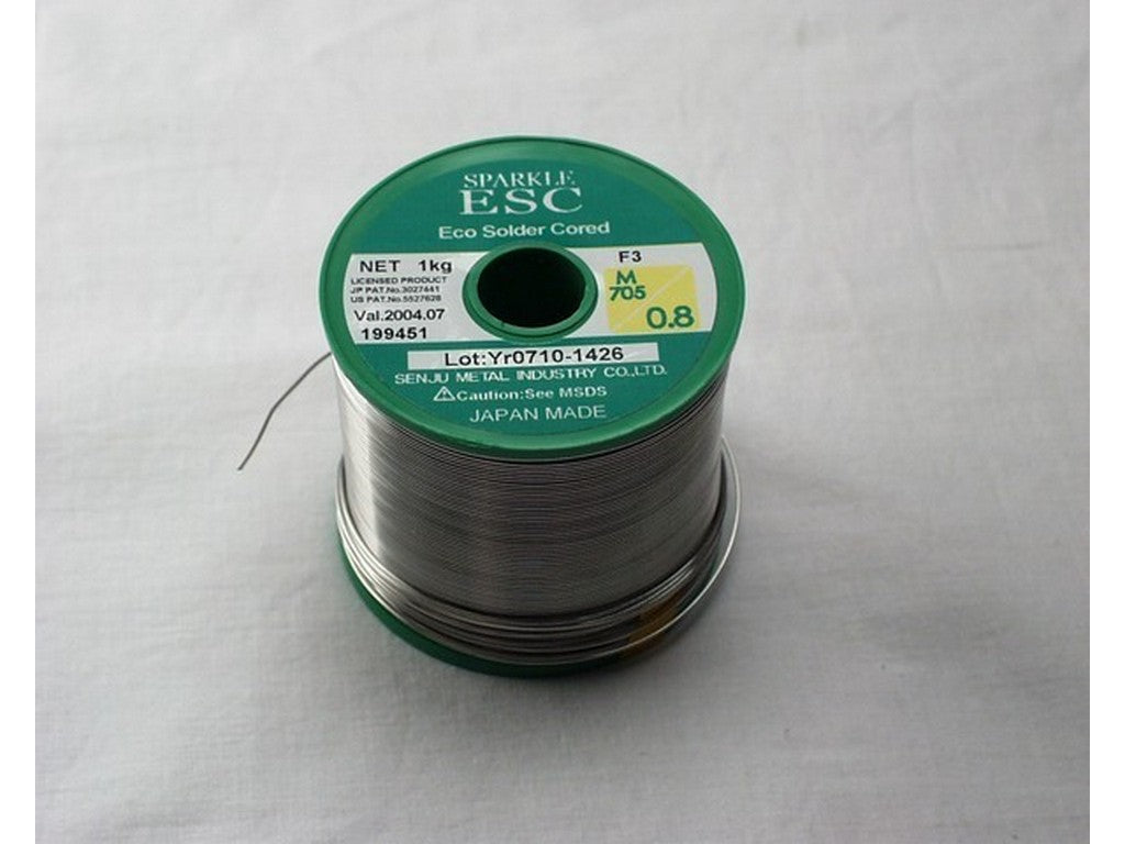 Tin spole 3,0mm 5kg uden flus blyfri, Sn96,5Ag3,0Cu0,5
