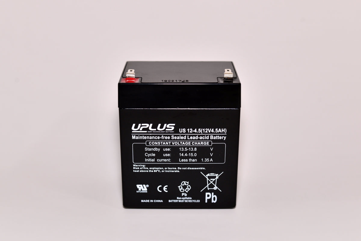 Blybatteri 12V/4,5Ah Fast-on 4,8mm