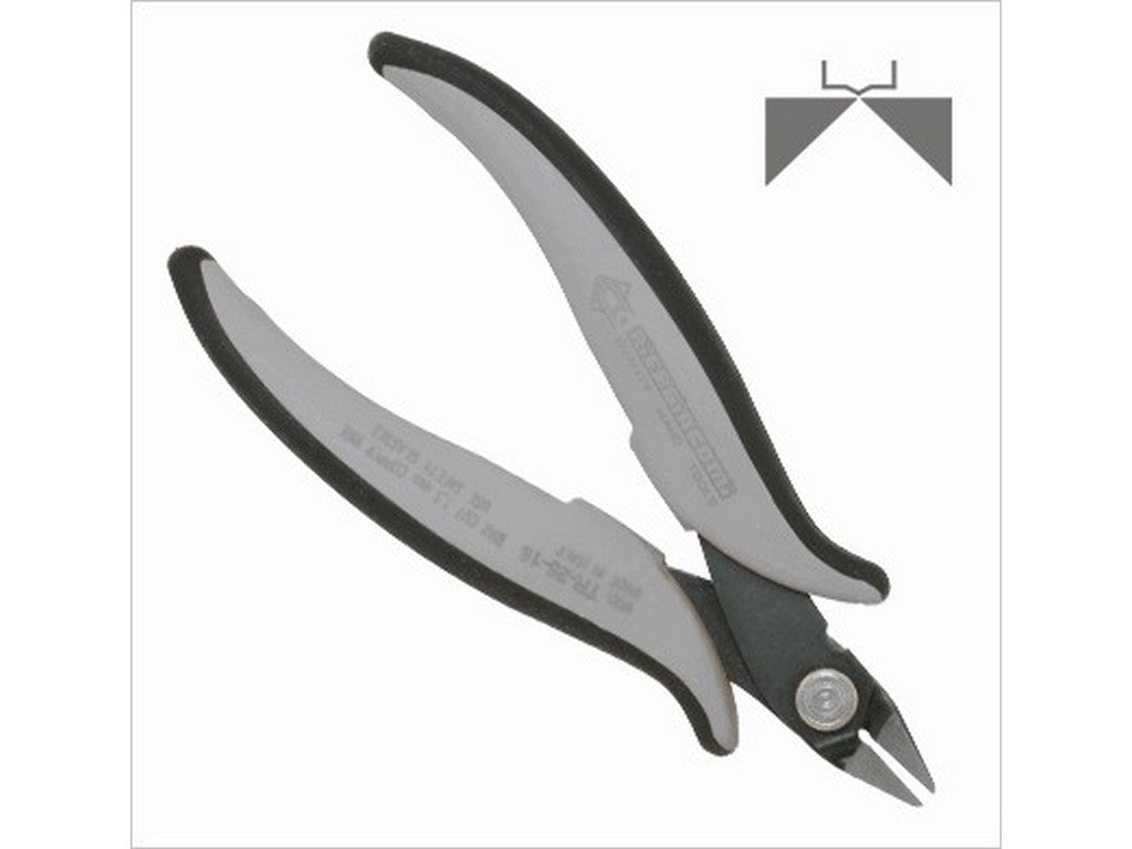 Diagonal cutter w/bevel