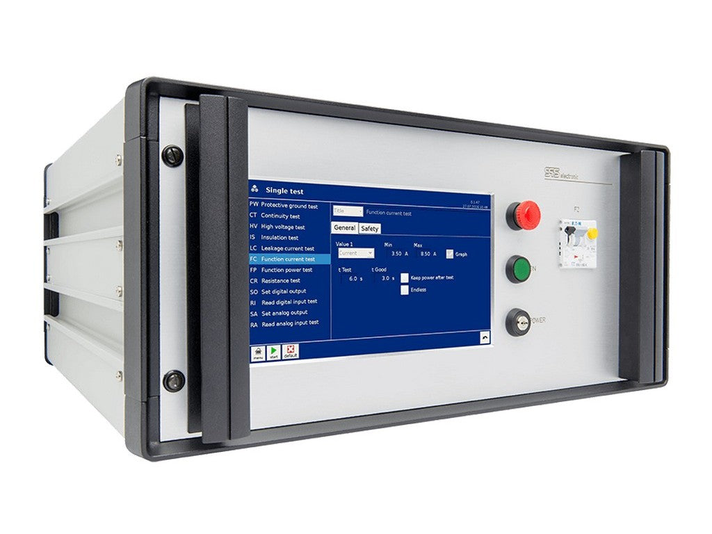 Hipot safety analyser 19"rack AC100V-5,5kV 0-3mA/DC 100V-6kV 0-10mA/isolationstest DC 100V-6kV