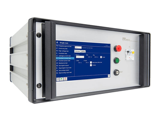 Hipot safety analyser 19"rack AC100V-5,5kV 0-3mA/DC 100V-6kV 0-10mA/isolationstest DC 100V-6kV