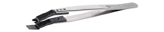 Plastic replaceable wafer tip tweezers - Carbon PEEK - tips