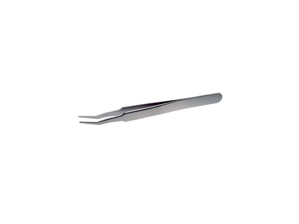 Lindström SMD-pincet antimagnetisk i rustfrit stål højpræcision med gribevinkel på 60° 120mm