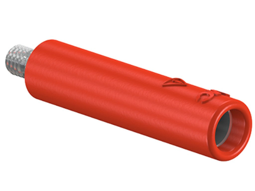 Adapter B4E-M3-I red w/M3 thread CAT II 1000V 32A