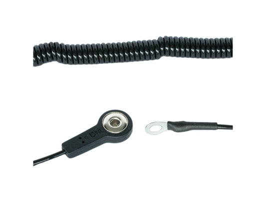 Jordledning 4,0 mm studs og ringterminal Ø5
