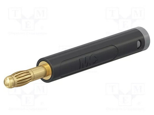 Stik AL-4A-39 sort forgyldt 30V AC/60V DC 32A
