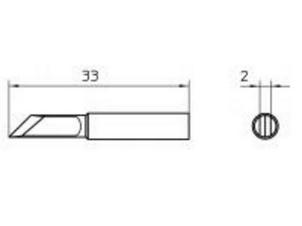 Loddespids XNT KN  2,0mm