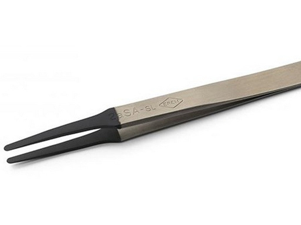 Pincet 120mm sort teflon