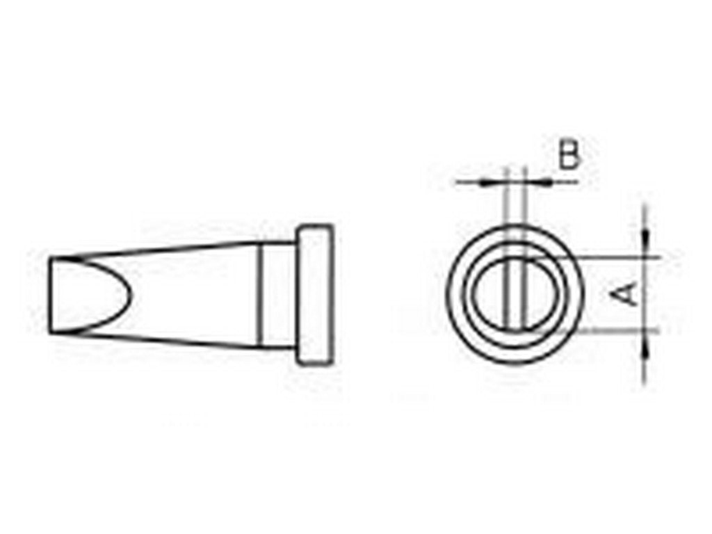 Loddespids 4,6mm LT-D